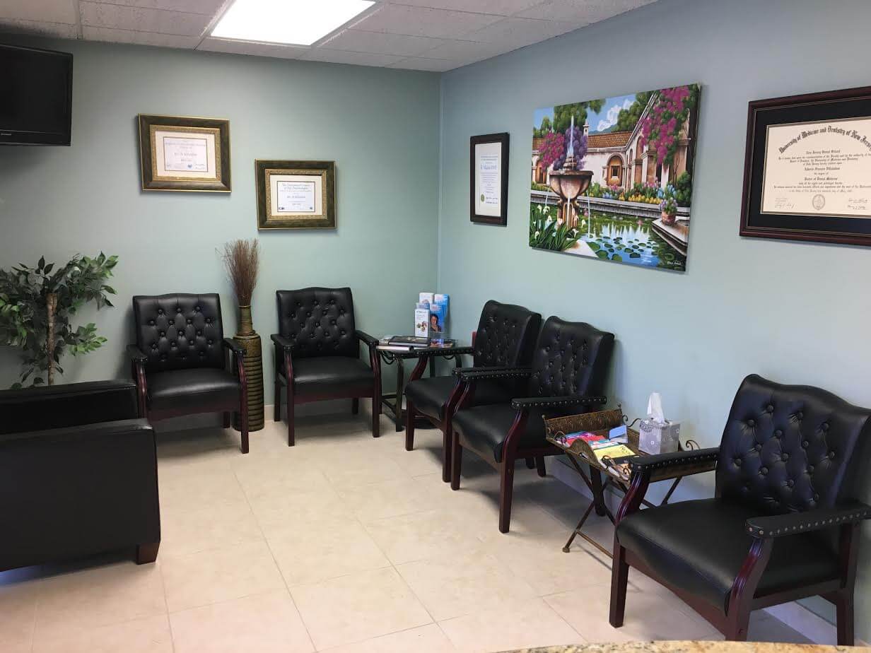 picture of the waiting room of our dental office